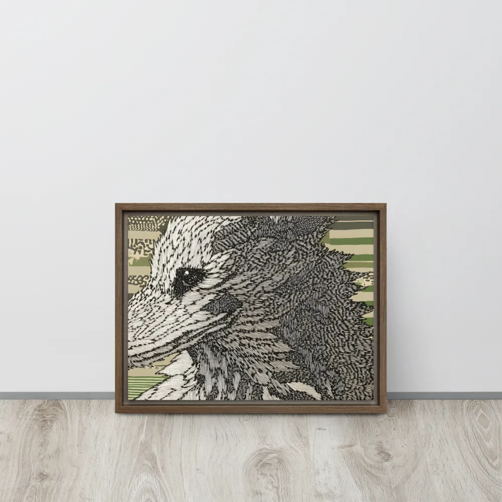 Reflections of the Forest | Canvas with Brown Frame | 12″×16″