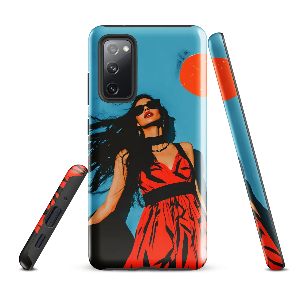 Sunset in Fashion: A Modern Portrait