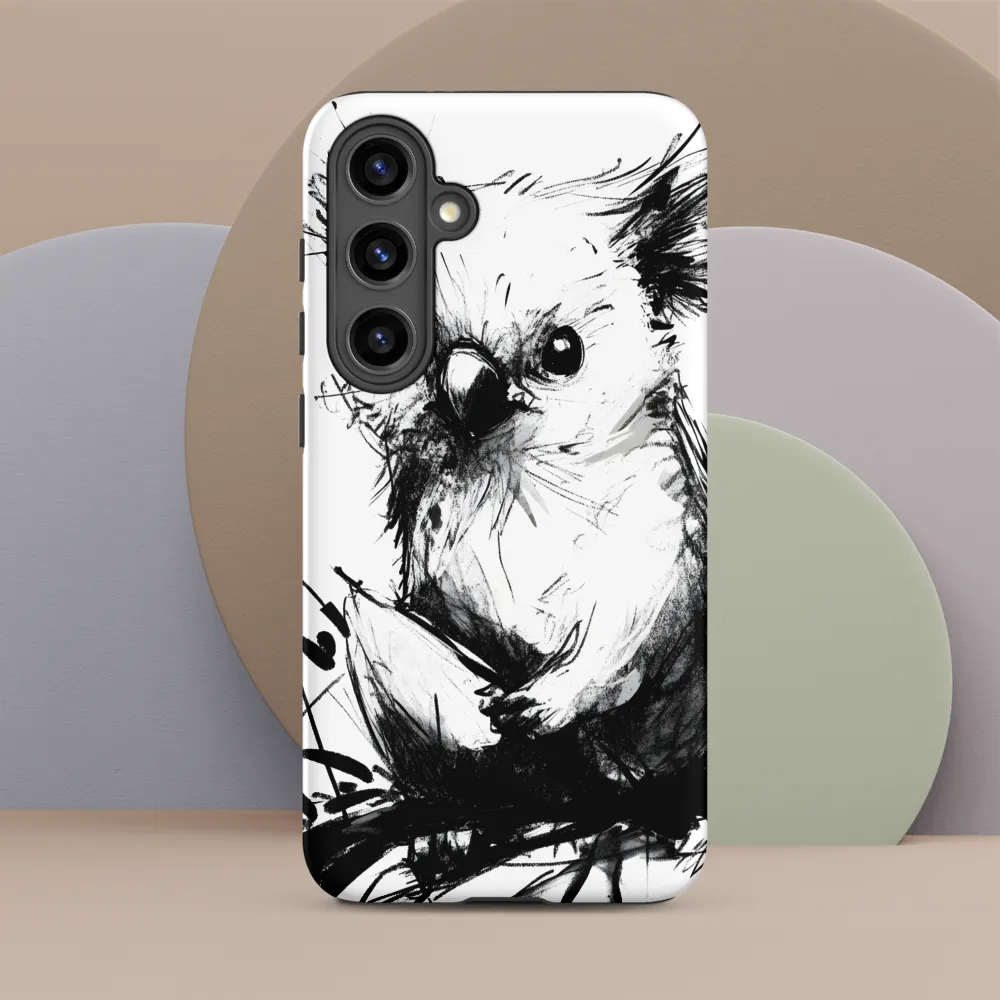 Whimsical Koala in Ink
