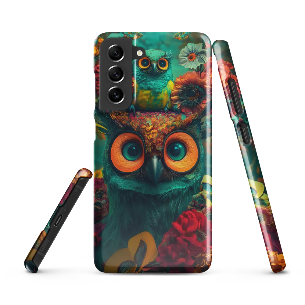 Majestic Harmony: The Floral Owl