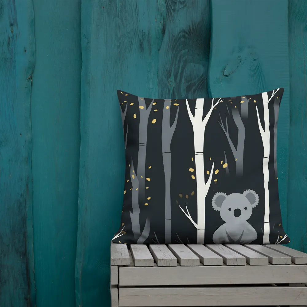 Whimsical Forest Companion | Pillow | 22″×22″