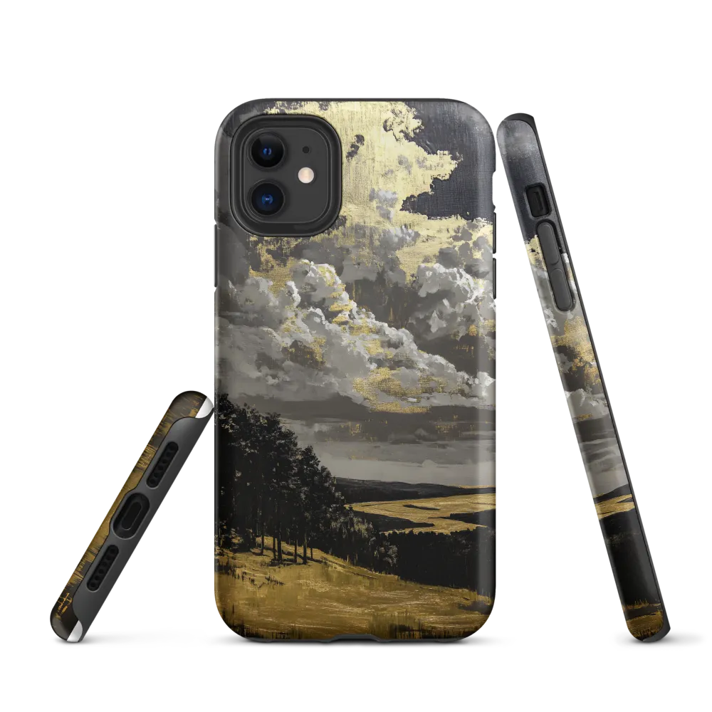 Golden Serenity in a Dramatic Sky | Phone Case |  11 | Tough Case | Matte