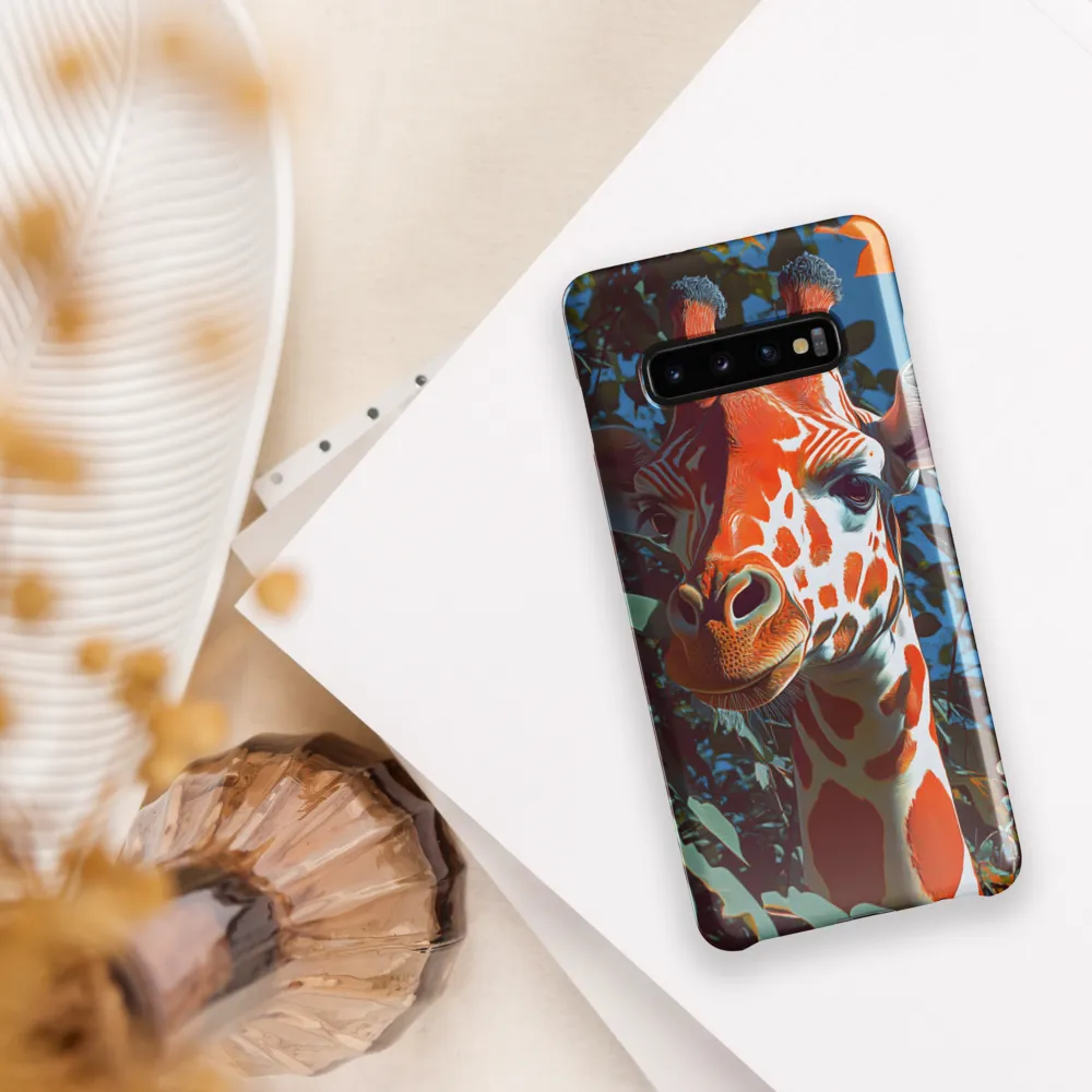 Giraffe in the Lush Canopy | Phone Case |  S10 Plus | Snap Case | Glossy