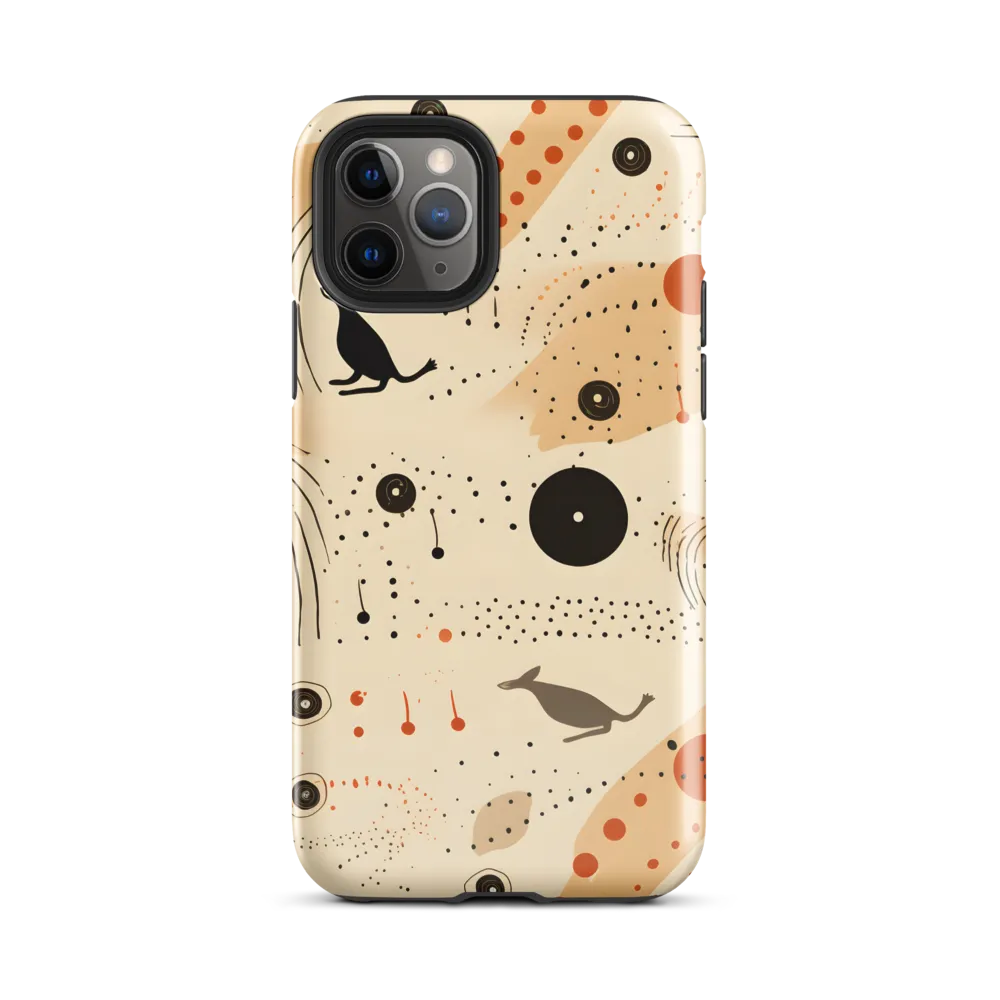 Playful Patterns in Earth Tones | Phone Case |  11 Pro | Tough Case | Glossy