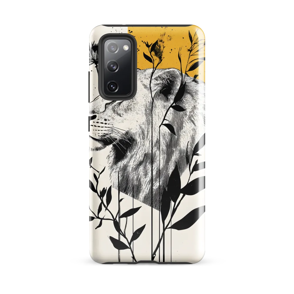 Regal Serenity: The Lion and Flora