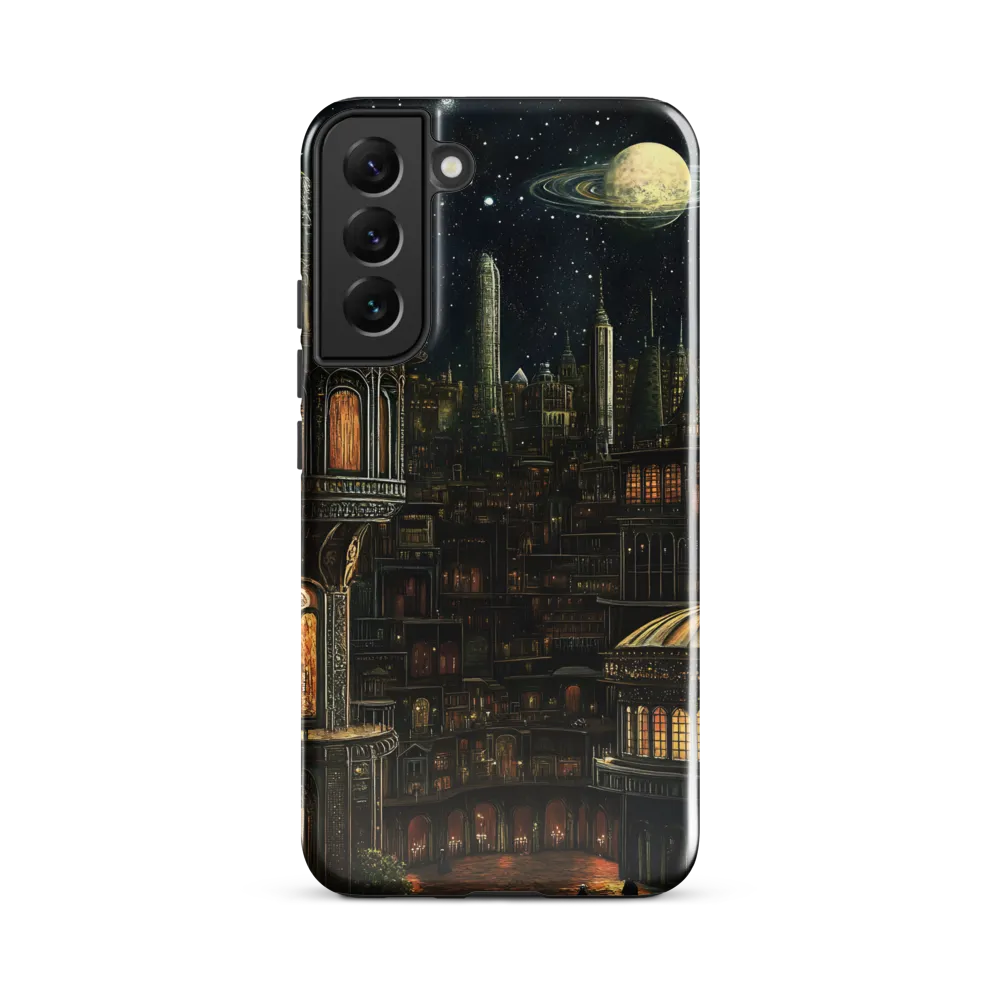 Celestial Enigma: A Surreal Cityscape