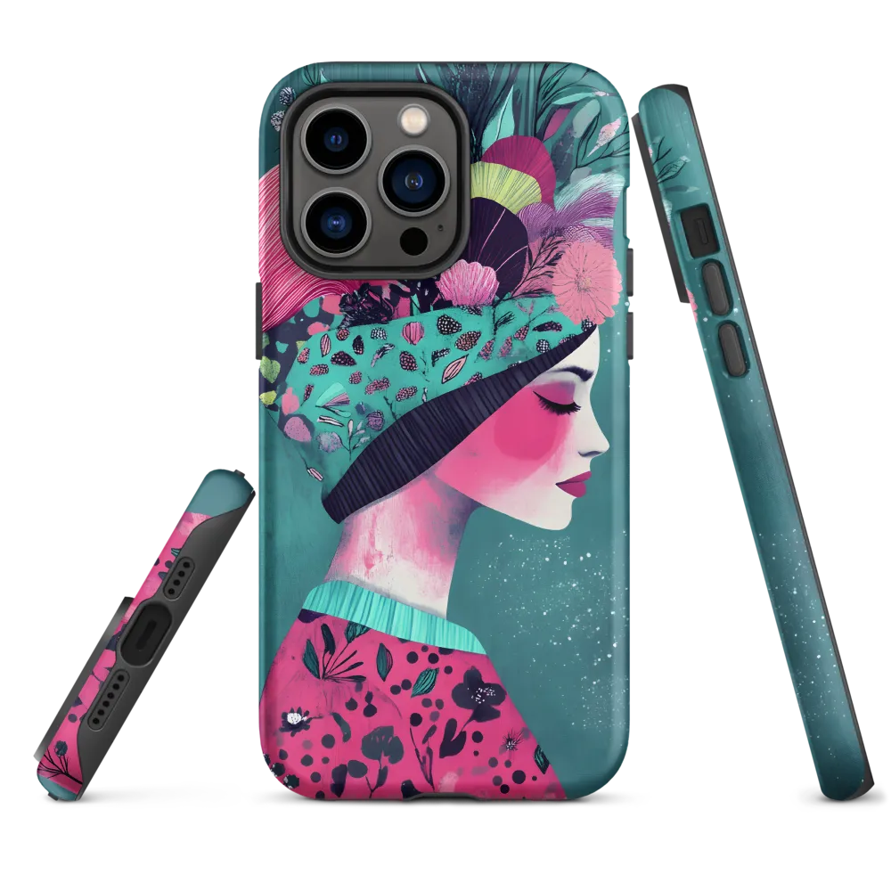 Whimsical Floral Portrait