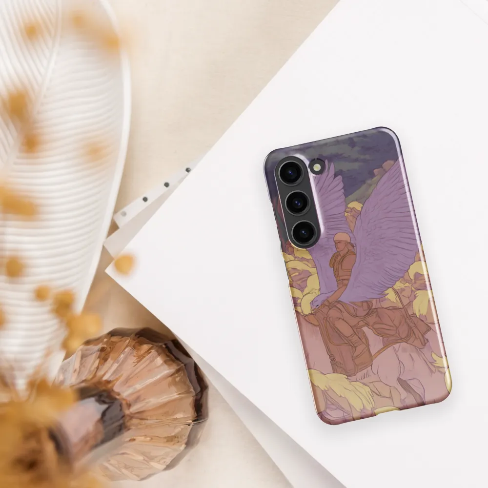The Winged Guardian | Phone Case |  S23 | Snap Case | Glossy
