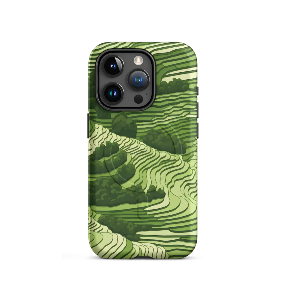 Waves of Green: An Abstract Landscape