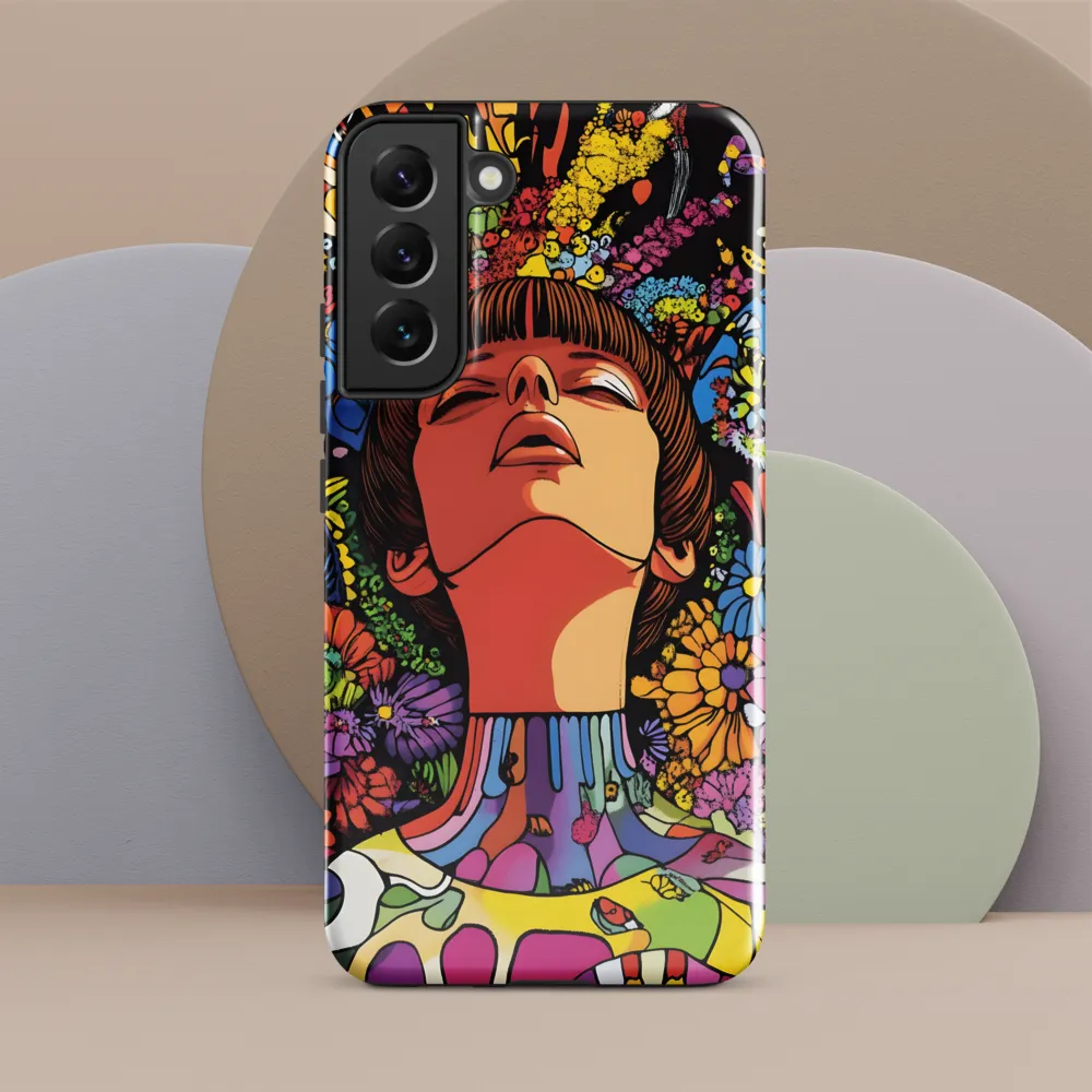 Vibrant Ecstasy: A Psychedelic Portrait