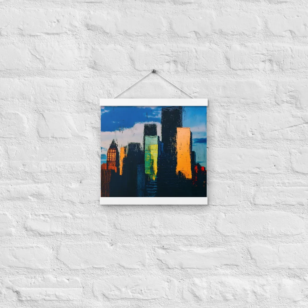 Reflections of Tranquility | Poster With White Wood Hanger | 12″×12″