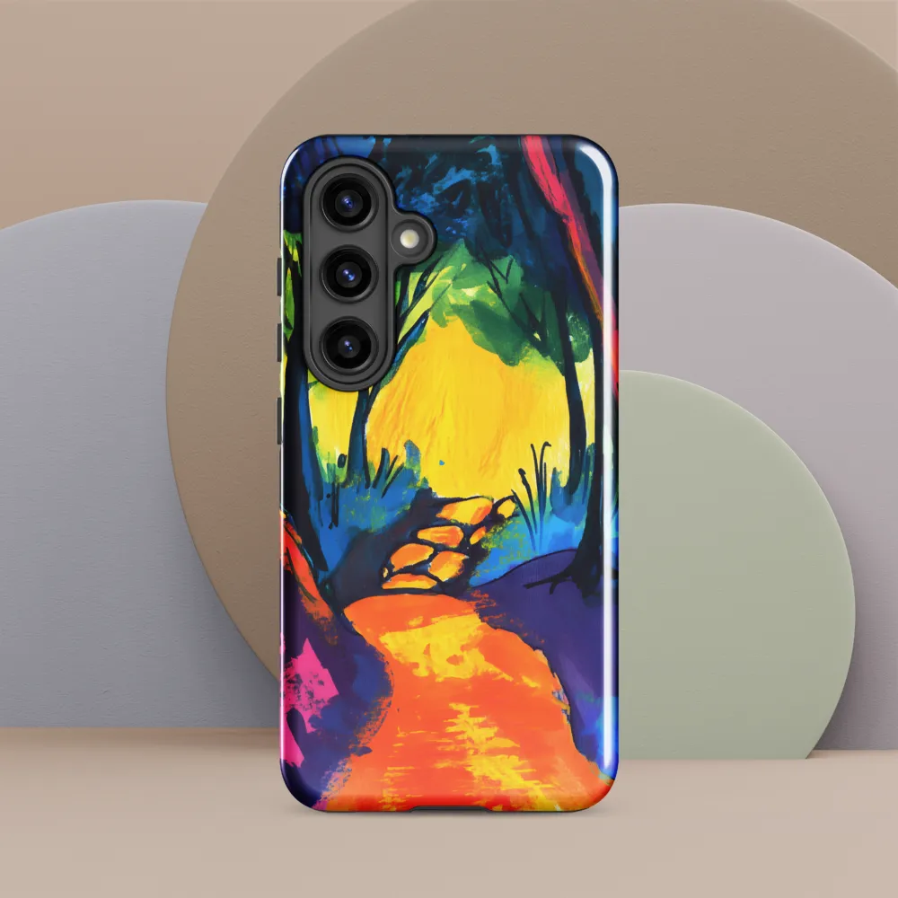 Path Through a Vibrant Forest