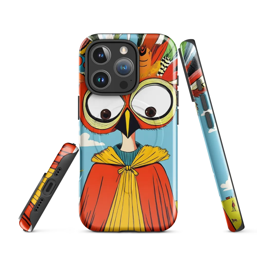 A Whimsical Encounter: The Owl-Human Fusion