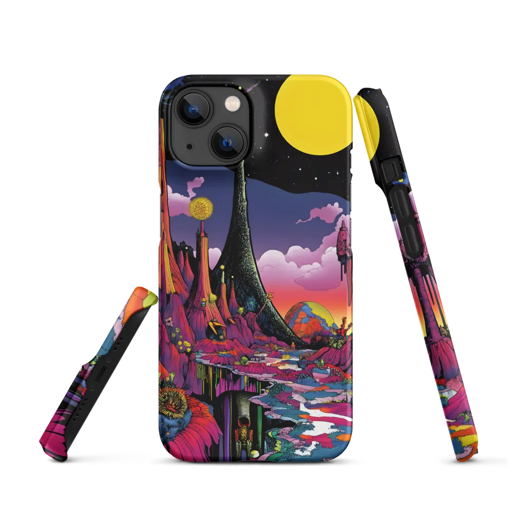 Celestial Dreams: A Journey Through an Alien Landscape | Phone Case |  14 | Snap Case | Matte