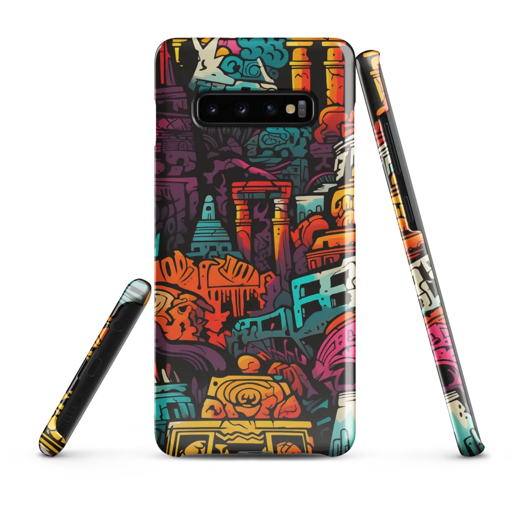 Vibrant Urban Surrealism | Phone Case |  S10 Plus | Snap Case | Glossy