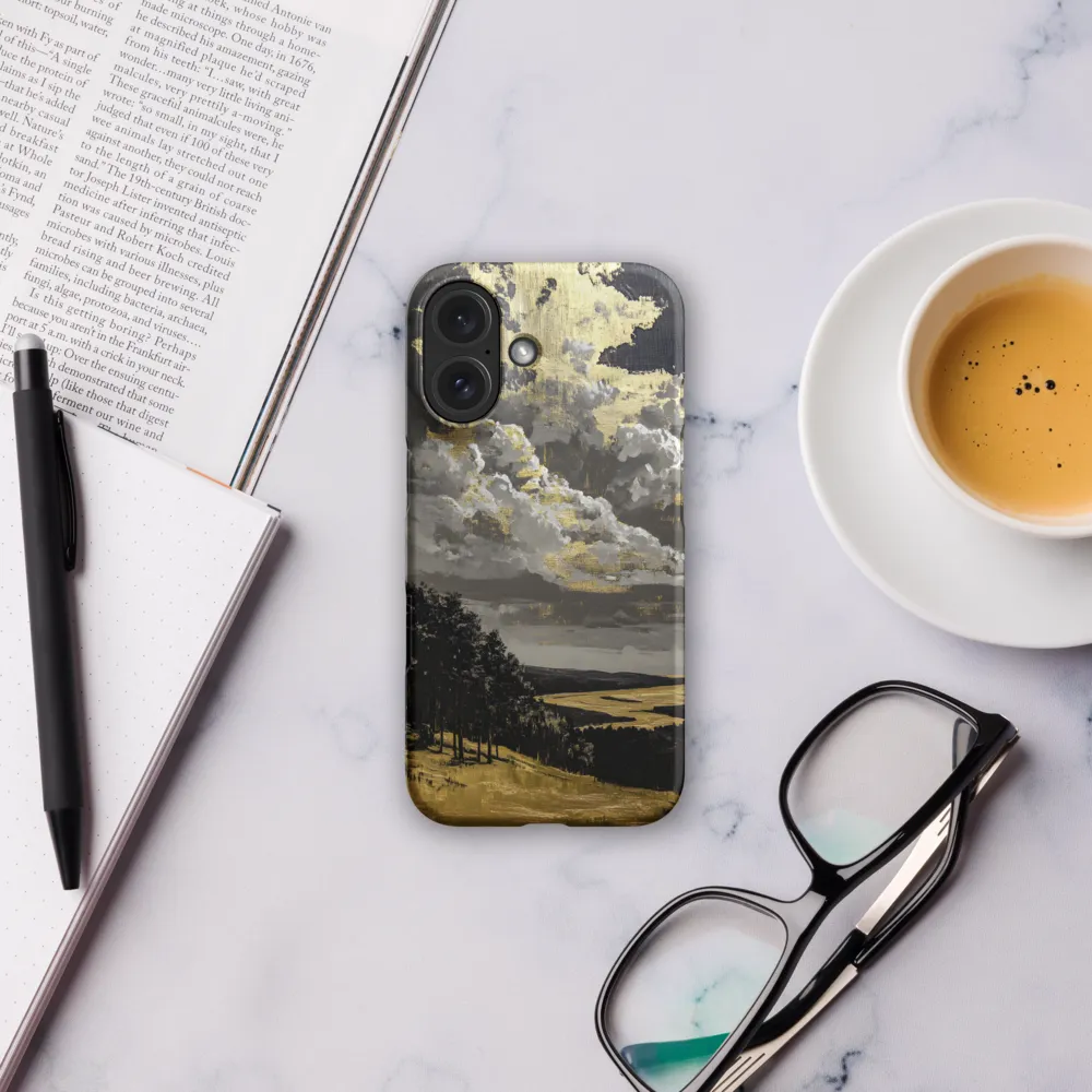 Golden Serenity in a Dramatic Sky | Phone Case |  16 | Snap Case | Matte
