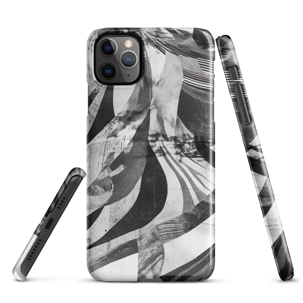 Fluidity in Monochrome | Phone Case |  11 Pro Max | Snap Case | Glossy