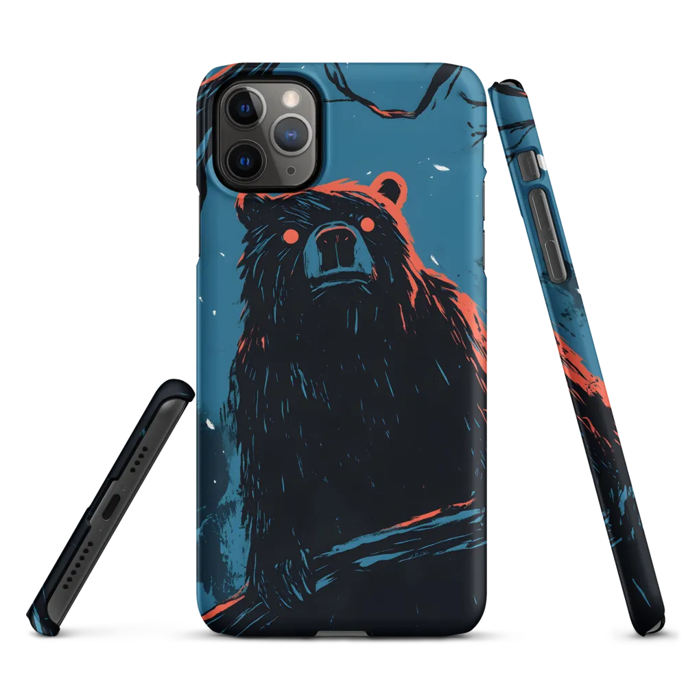 Eerie Majesty: A Bear in the Night