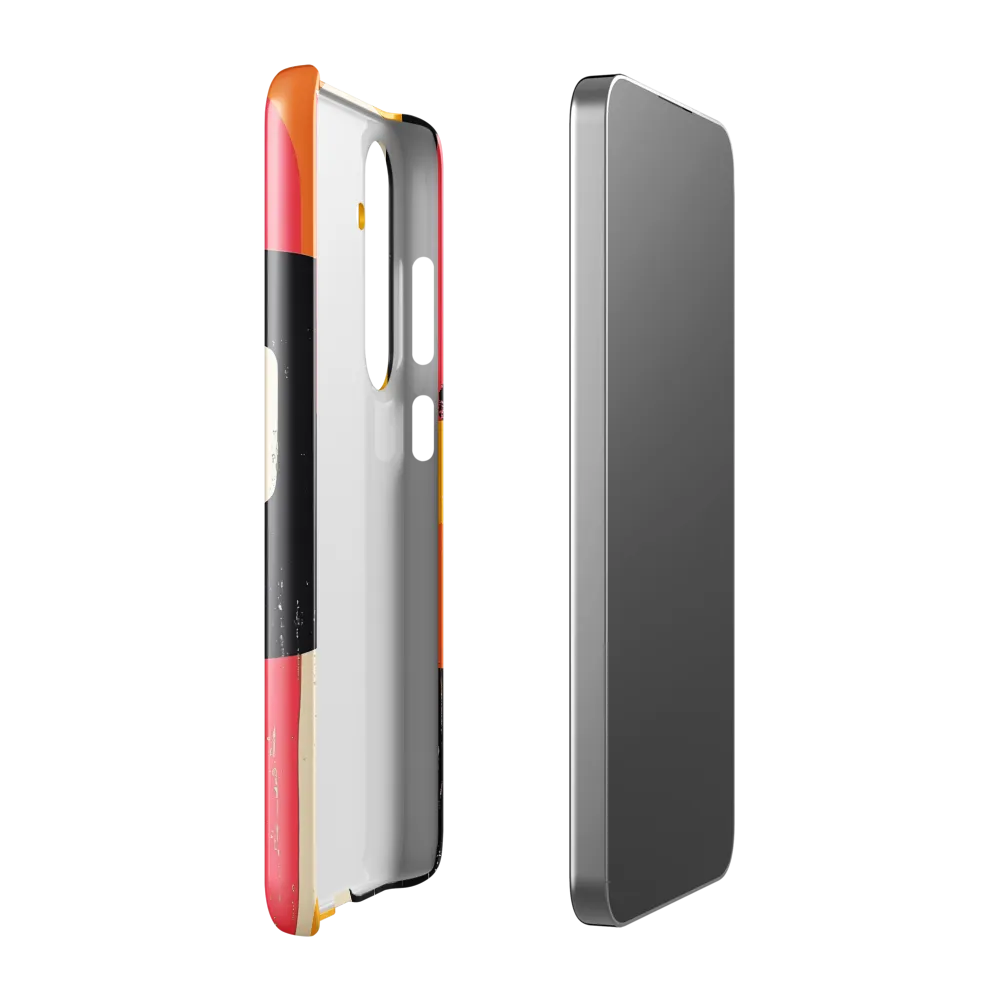 Colorful Curves: Numbers in Harmony | Phone Case |  S24 Plus | Snap Case | Glossy