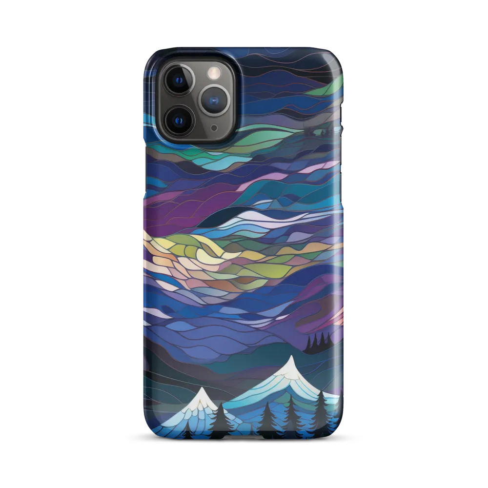 Twilight Peaks: An Abstract Mountain Landscape