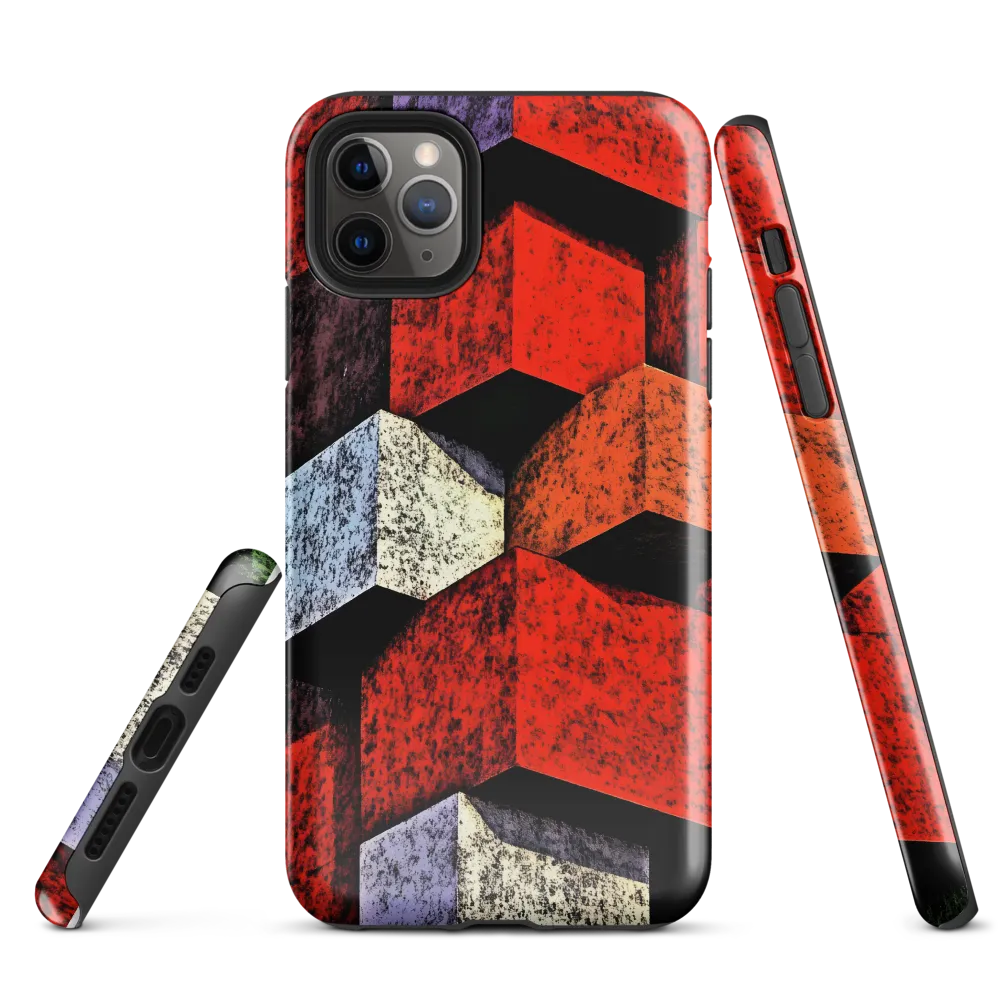 Dynamic Structures in Color | Phone Case |  11 Pro Max | Tough Case | Glossy