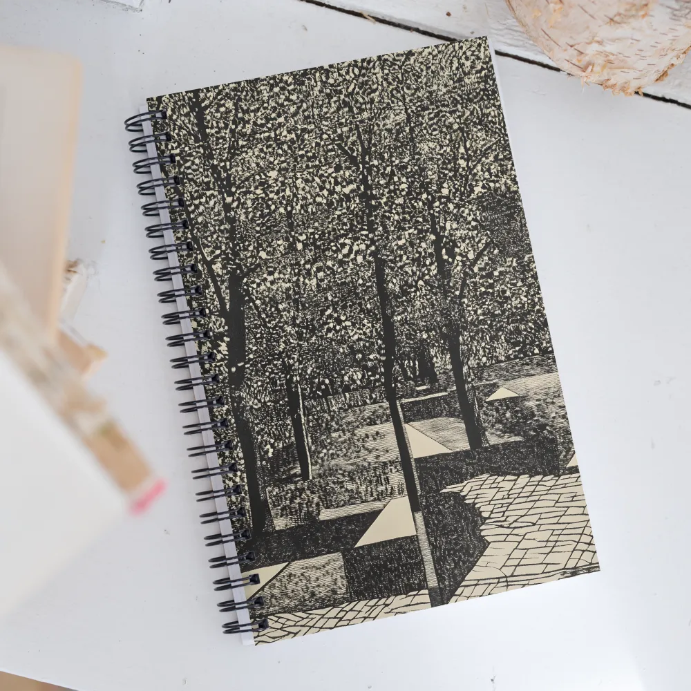 Whispers of a Tranquil Landscape | Spiral Notebook