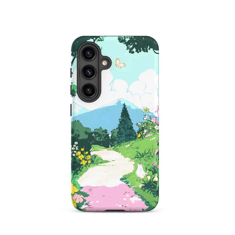 A Serene Journey Through Nature | Phone Case |  S24 | Tough Case | Matte