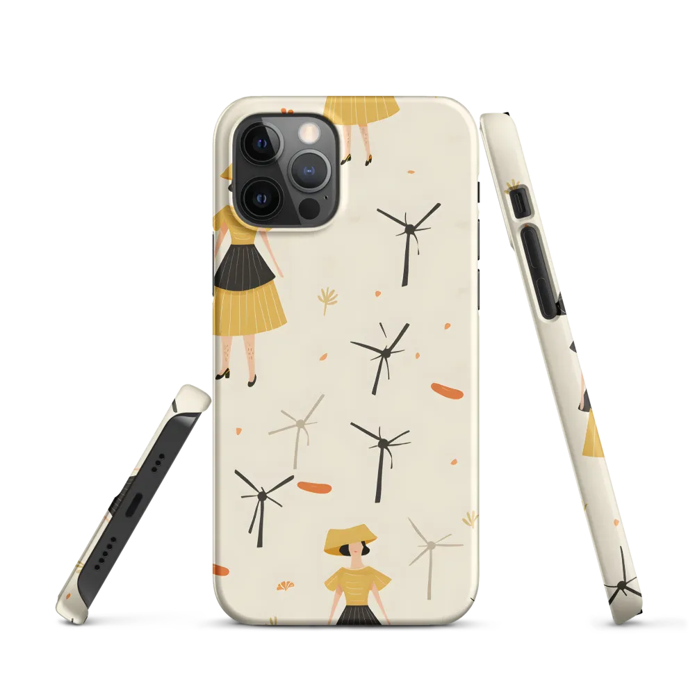 Whimsical Patterns of Nature and Femininity | Phone Case |  12 Pro | Snap Case | Matte