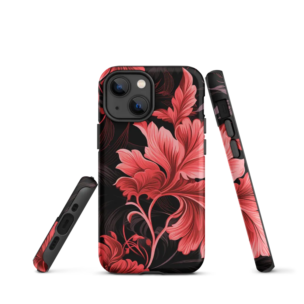 Tropical Elegance in Red