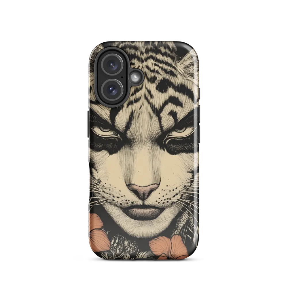 Feline Majesty: The Human-Leopard Connection | Phone Case |  16 | Tough Case | Glossy