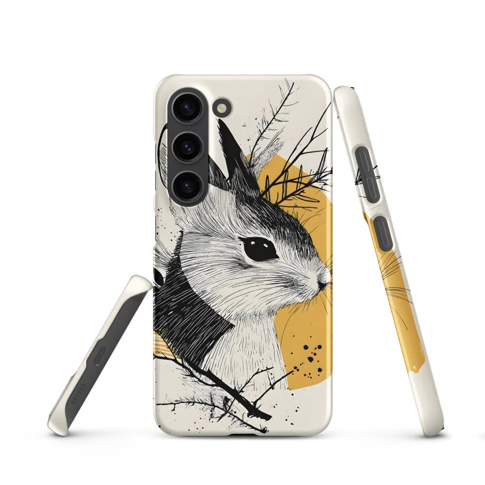 Ethereal Rabbit: A Study in Line Art
