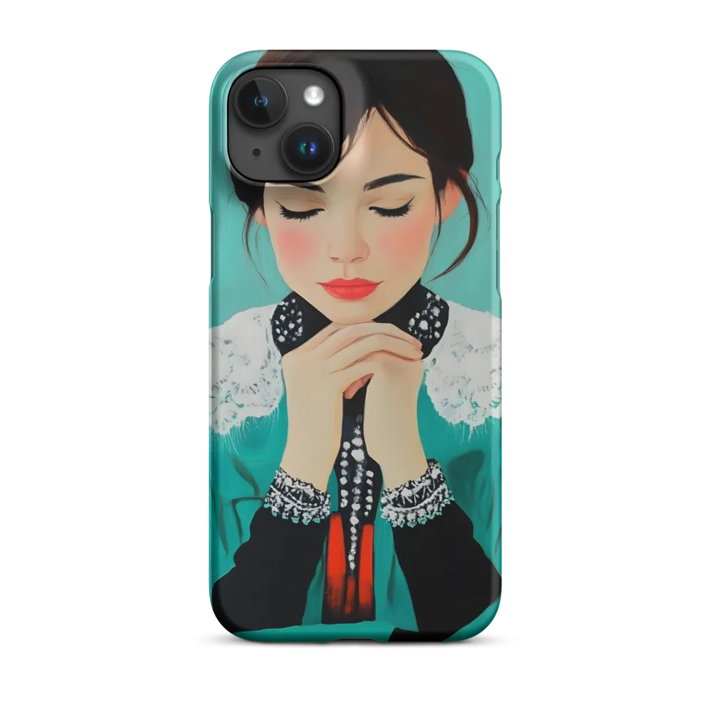 Serenity in Turquoise | Phone Case |  15 Plus | Snap Case | Matte