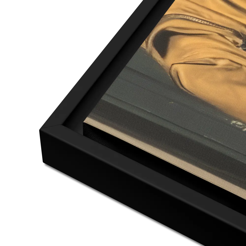 Silent Reflection | Canvas with Black Frame | 24″×36″