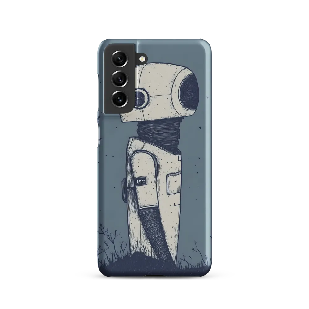 Contemplative Robot in a Barren Landscape