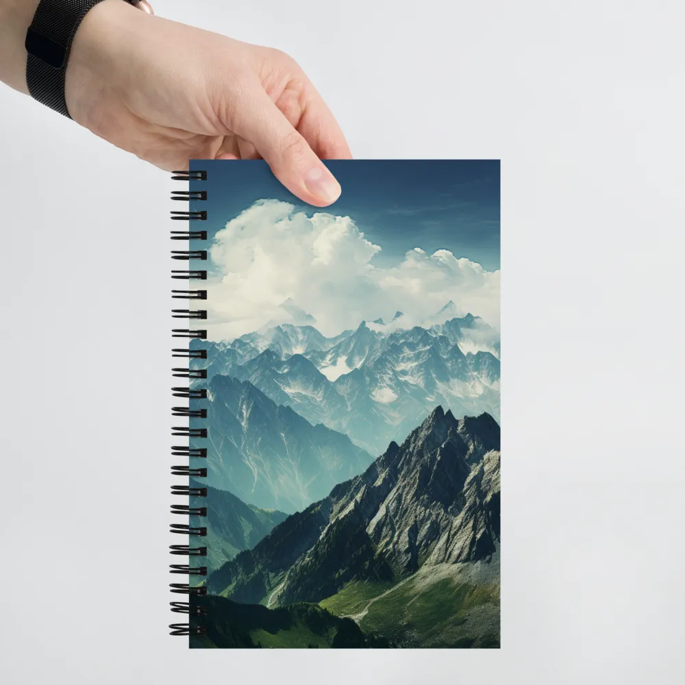 Majestic Mountain Range | Spiral Notebook