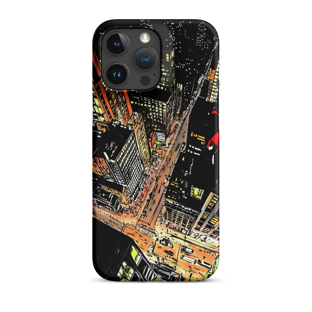 Urban Nightscape: A Bird's-eye View