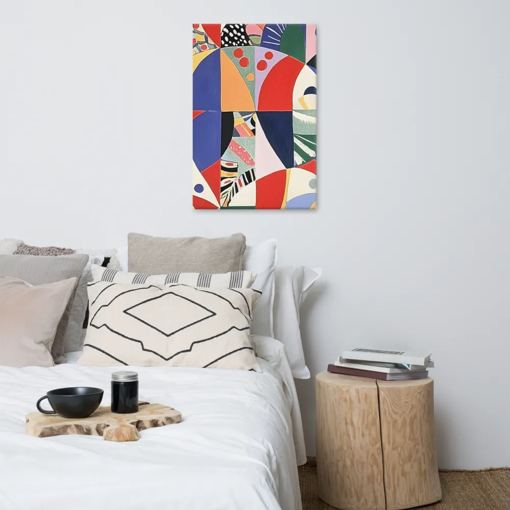Dynamic Mosaic Symmetry | Canvas | 24″×36″
