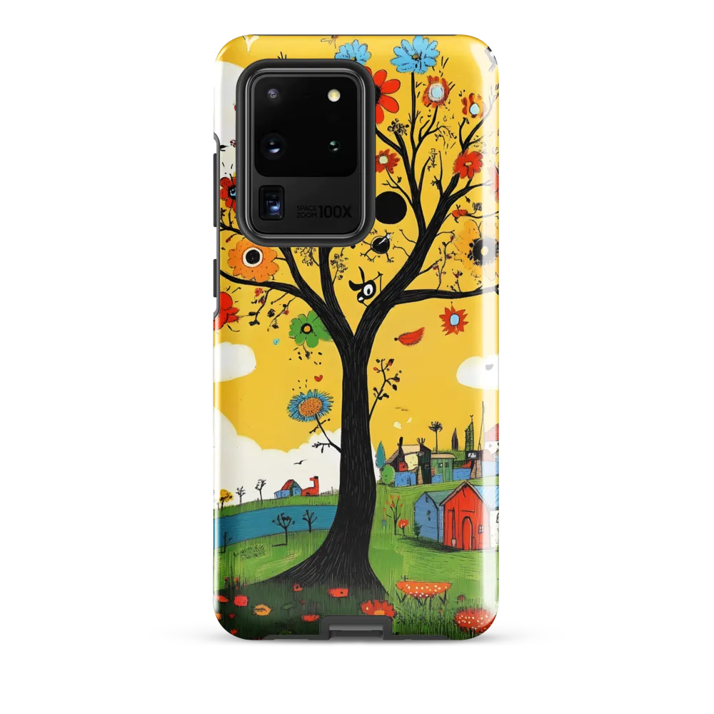 Whimsical Blooms of Life | Phone Case |  S20 Ultra | Tough Case | Glossy