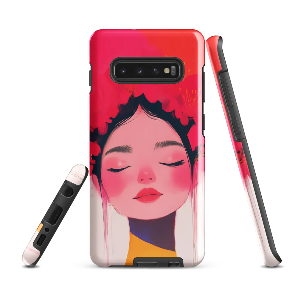 Serenity in Bloom | Phone Case |  S10 Plus | Tough Case | Glossy