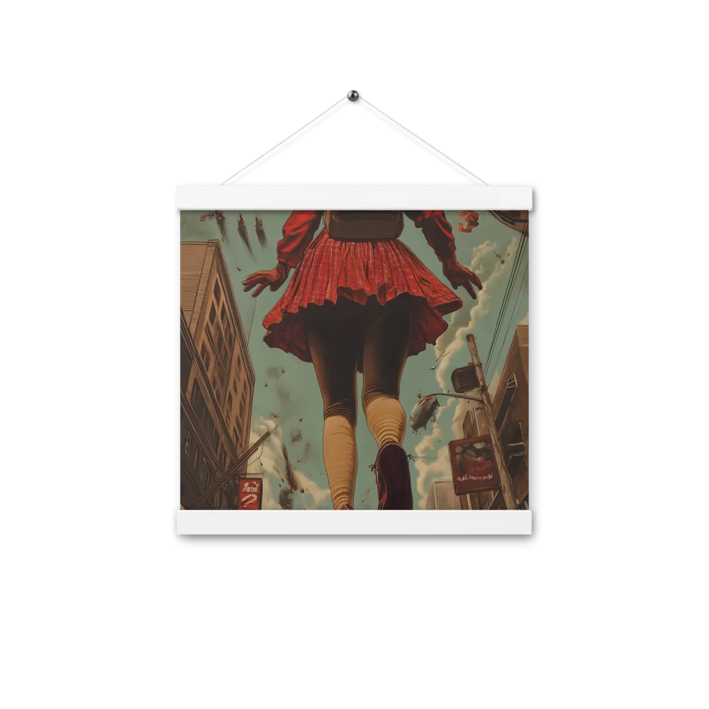 Flight of the Urban Dreamer | Poster With White Wood Hanger | 12″×12″