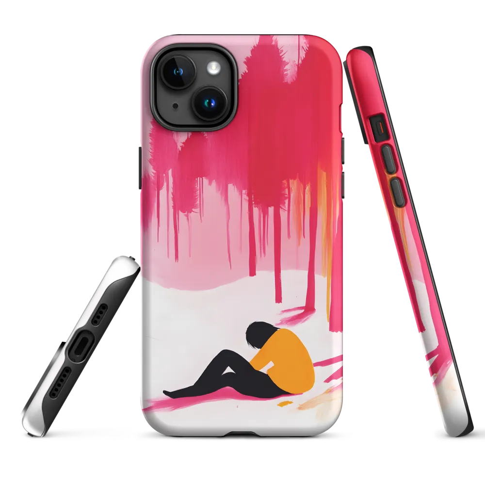Whispers of Solitude | Phone Case |  15 Plus | Tough Case | Matte