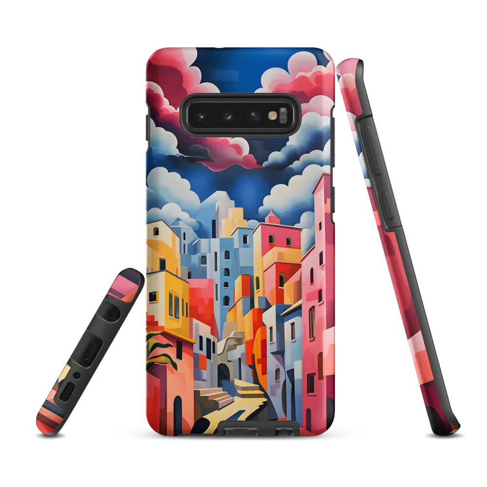 Whimsical Cityscape | Phone Case |  S10 Plus | Tough Case | Matte