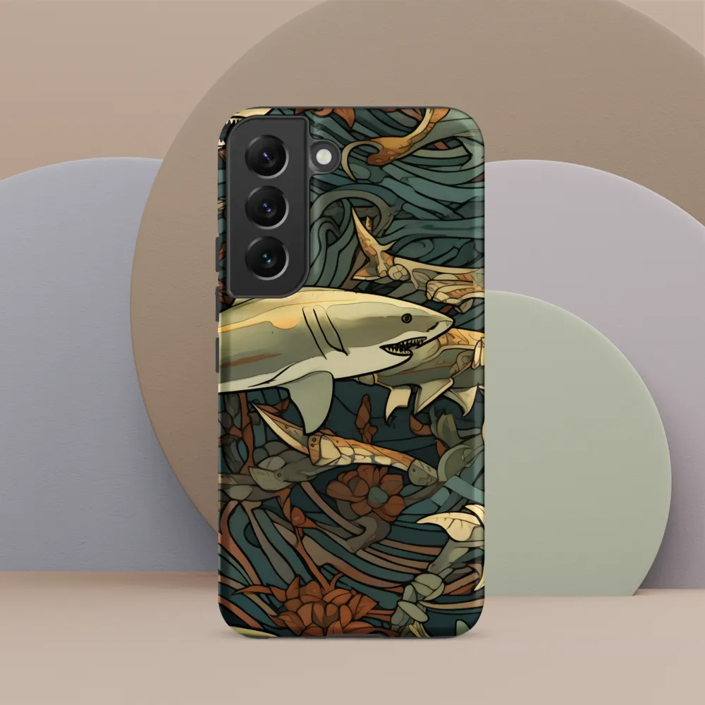 Dynamic Harmony of Sharks and Flora