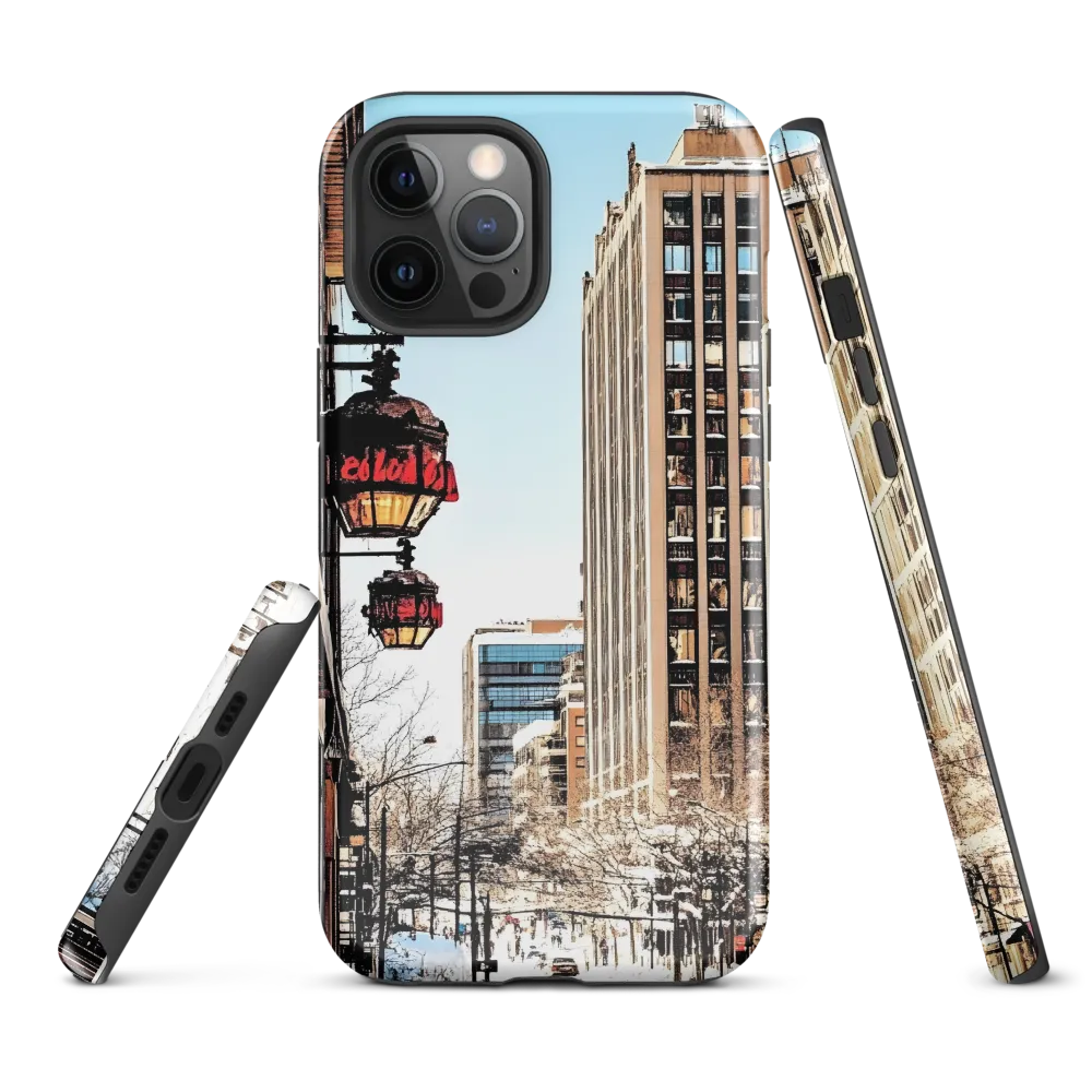 Winter's Urban Embrace | Phone Case |  12 Pro Max | Tough Case | Glossy