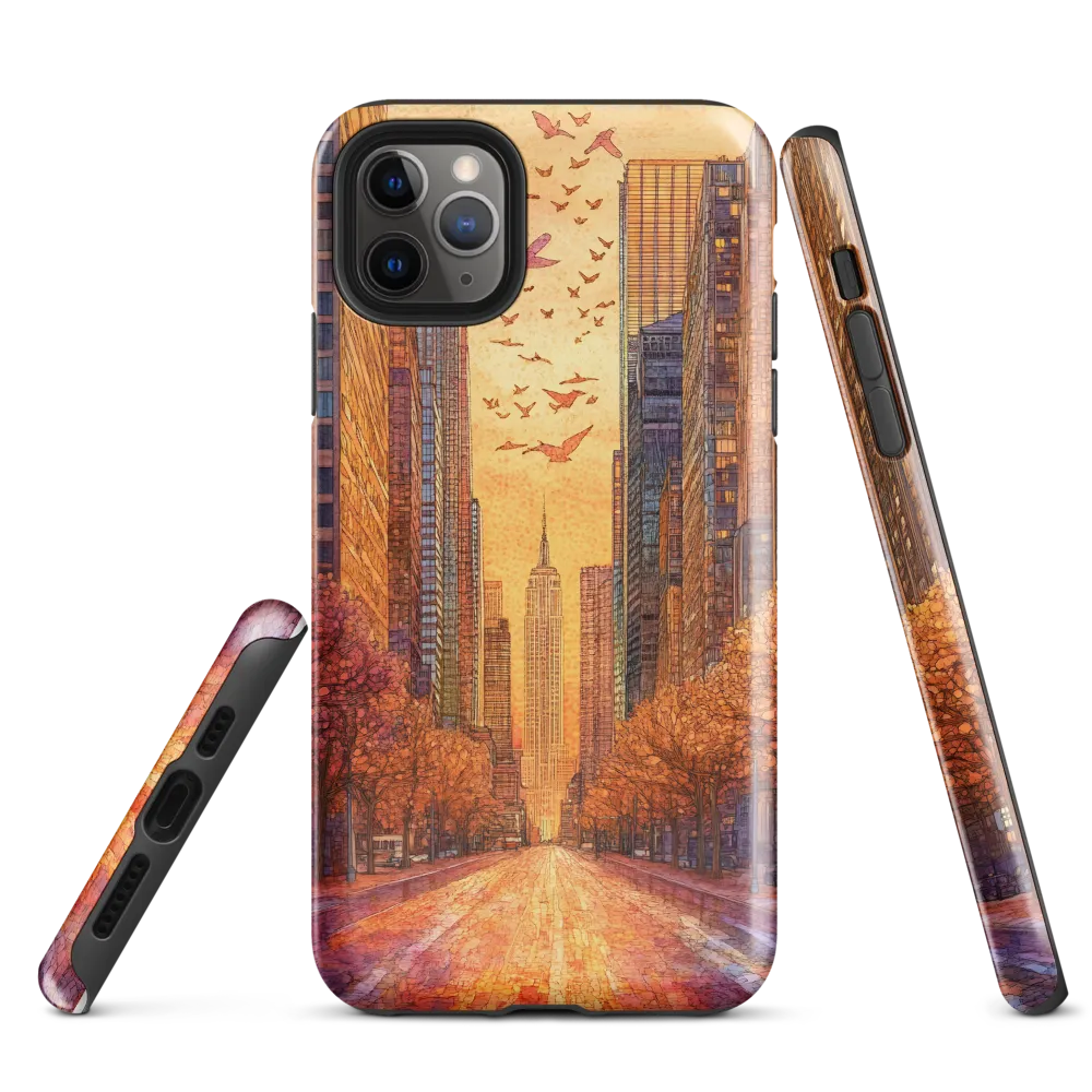 Urban Serenity at Dusk | Phone Case |  11 Pro Max | Tough Case | Glossy