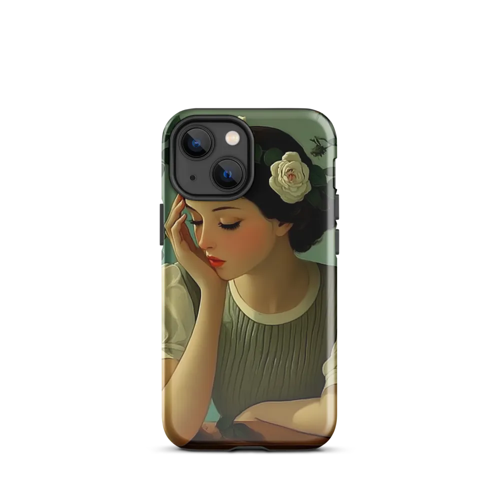 Whispers of Serenity | Phone Case |  13 mini | Tough Case | Glossy