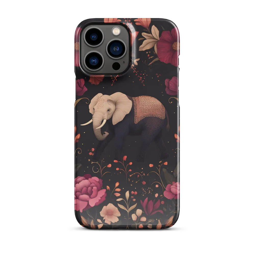 Whispers of the Wild: Elephants and Blooms