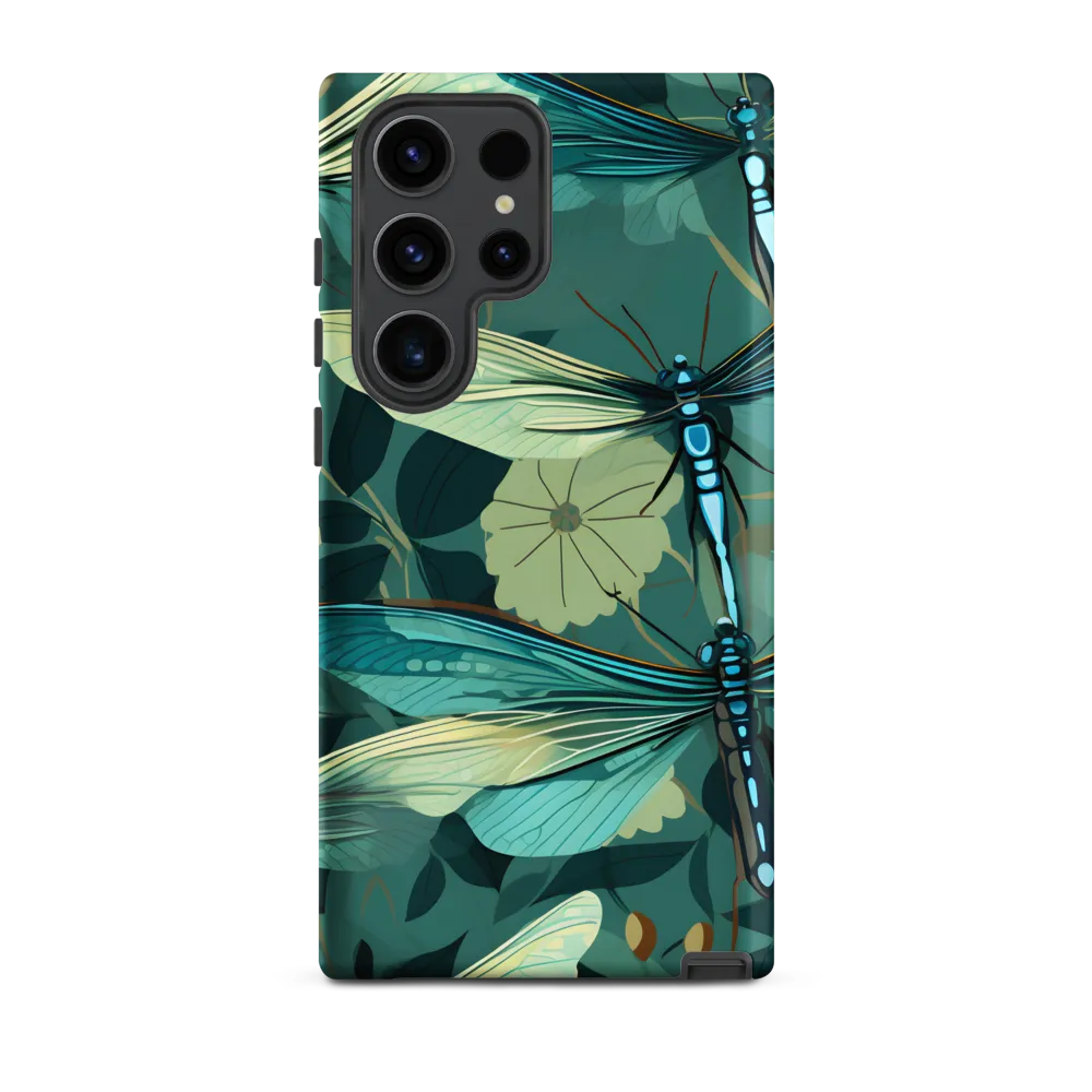 Whispers of Nature: Dragonflies in Harmony | Phone Case |  S23 Ultra | Tough Case | Matte