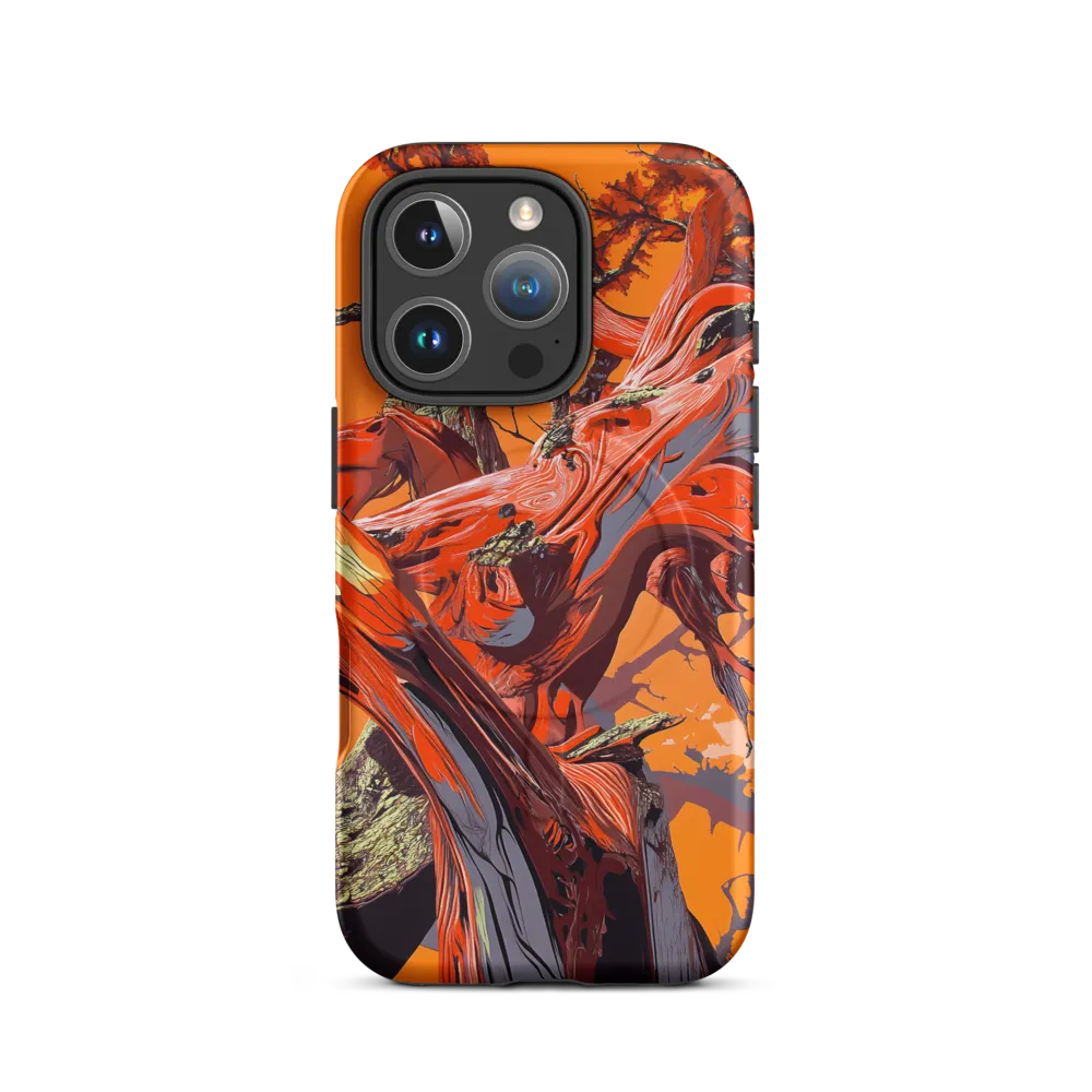 Life in Motion: An Abstract Tree | Phone Case |  16 Pro | MagSafe® Tough Case | Matte