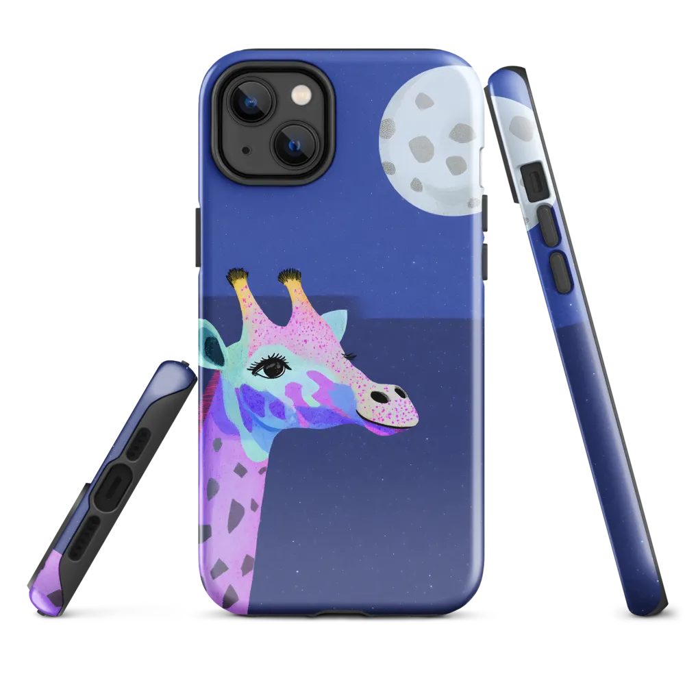 Whimsical Giraffe Under the Stars